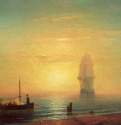 Закат на море. 1848 - Sunset at Sea. 184823 х 36 смХолст, маслоРомантизм, реализмРоссияРига. Государственный художественный музей Латвии
